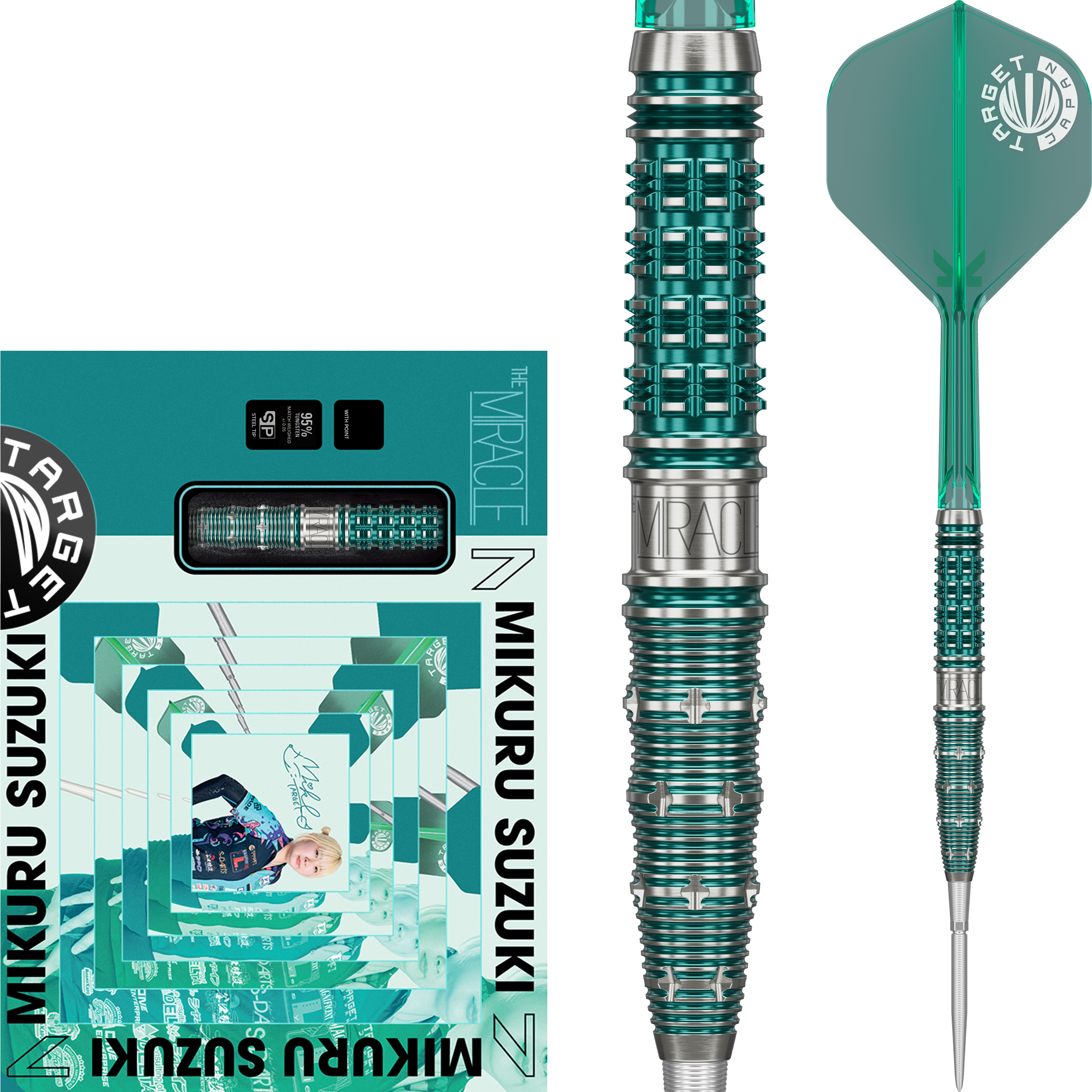 Target Japan Swiss Point Mikuru Suzuki GEN 7 Steeldart